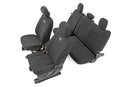 Rough Country Seat Covers Frt Bucket Rear Bench For Ford F-150 15-23 SD 17-23