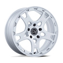 18X8 Black Rhino Klaue Silver 5X130 ET20 Wheel Rim-2
