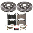 PowerStop OE Stock Replacement Low-Dust Ceramic Brake Pad and Rotor Kit
