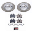 PowerStop Semi-Coated Rotor and Low-Dust Ceramic Brake Pad Kit