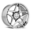 19x8.5 Kansei K15X Astro Chrome 5x120 ET35 CB72.56 Wheel