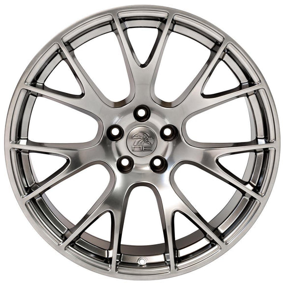 20" Replica Wheel DG15 Fits Dodge Hellcat 20x10 Hyper Wheel