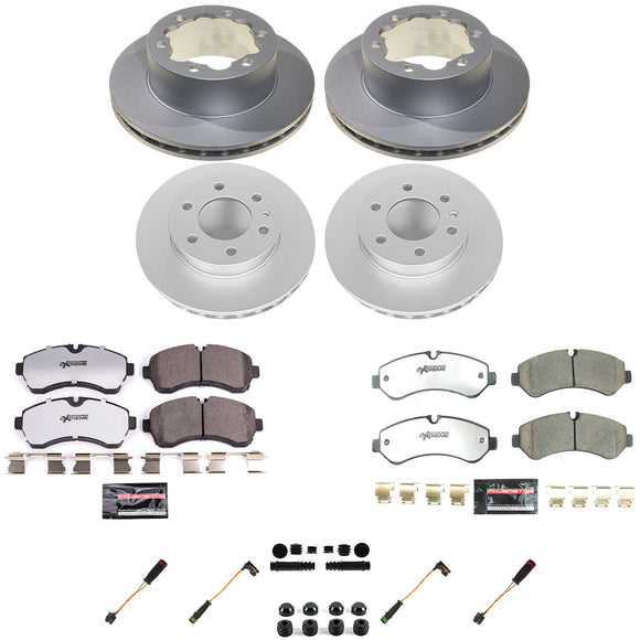 Z36 Truck & Tow Premium Carbon-Fiber Ceramic Brake Pad and Fully Coated Rotor Ki