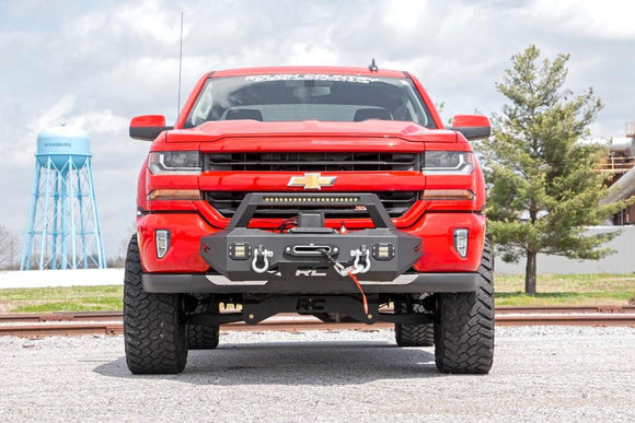 Rough Country EXO Winch Mount Kit For Chevy Silverado 1500 2007-2018