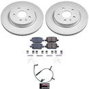 Genuine Geomet Coated Rotor and Low-Dust Ceramic Brake Pad Kit
