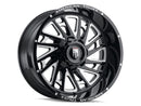 20x10 American Truxx Blade Black/Milled 8x170 ET-24 wheel/rim