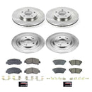 PowerStop OE Stock Replacement Low-Dust Ceramic Brake Pad and Rotor Kit