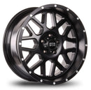 20x9 Mudder Trucker MT859 Mutiny Satin Black 5x127 5x5 ET0 Wheel Rim-1