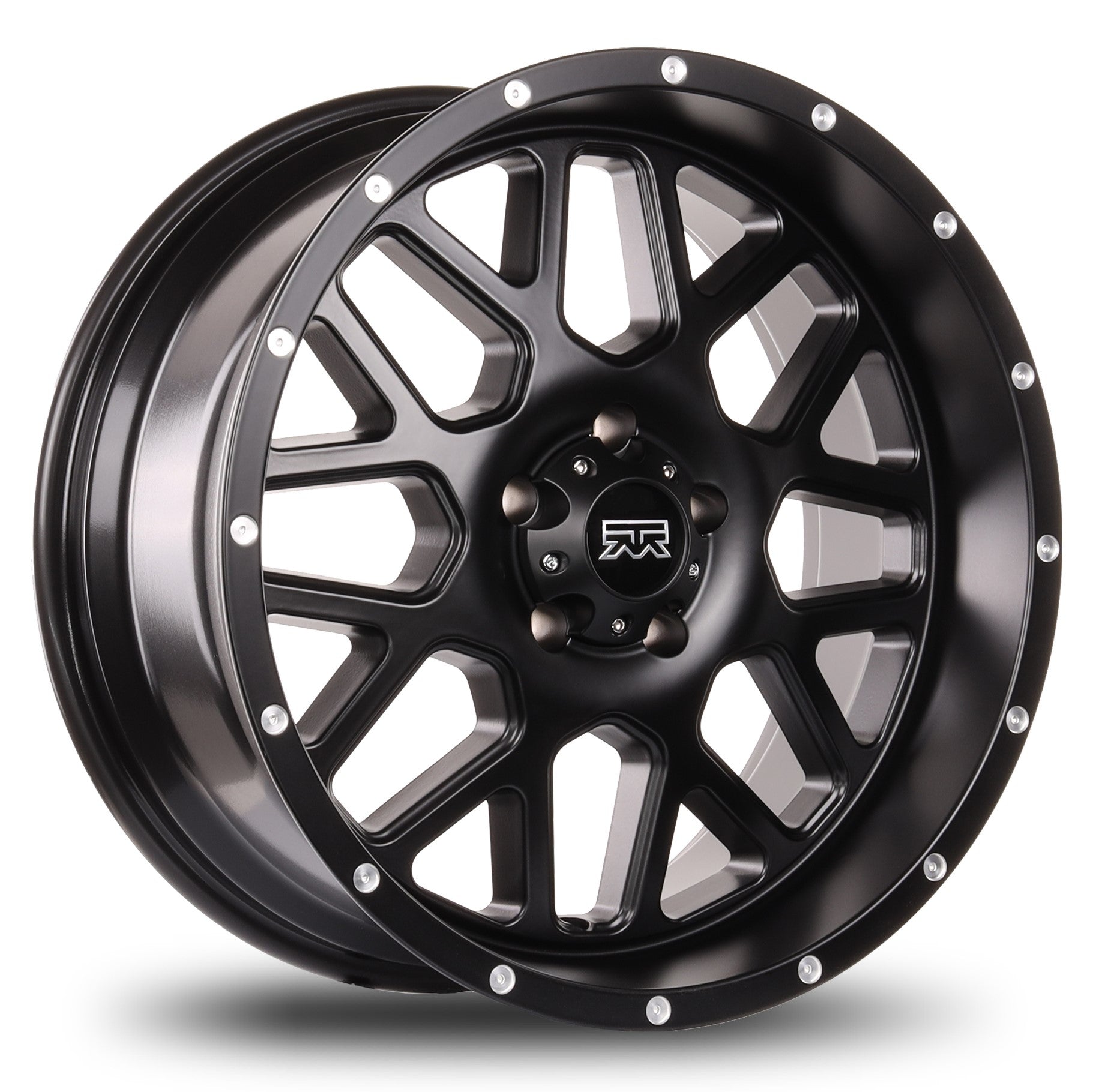 20x9 Mudder Trucker MT859 Mutiny Satin Black 5x127 5x5 ET0 Wheel Rim