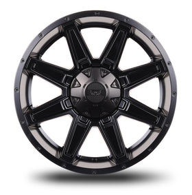 20x9 Mudder Trucker MT404 Deviant Black 5x139.7 5x5.5 5x150 ET18 Wheel Rim