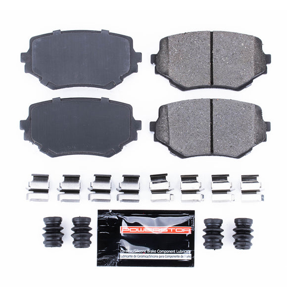 PowerStop Z23 Evolution Sport Carbon-Fiber Brake Pads With Hardware