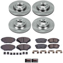 PowerStop OE Stock Replacement Low-Dust Ceramic Brake Pad and Rotor Kit