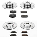 PowerStop Z23 Daily Driver Carbon-Fiber Ceramic Brake Pad and Drilled & Slotted
