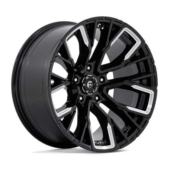 20x10 Fuel Off-Road D849 Rebar Black 5x139.7 ET-18 CB78.1 Wheel Rim