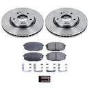 PowerStop OE Stock Replacement Low-Dust Ceramic Brake Pad and Rotor Kit