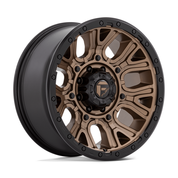 20x9 Fuel Off-Road D826 Traction Matte Bronze with Black Ring 8x165.1 ET1 Wheel