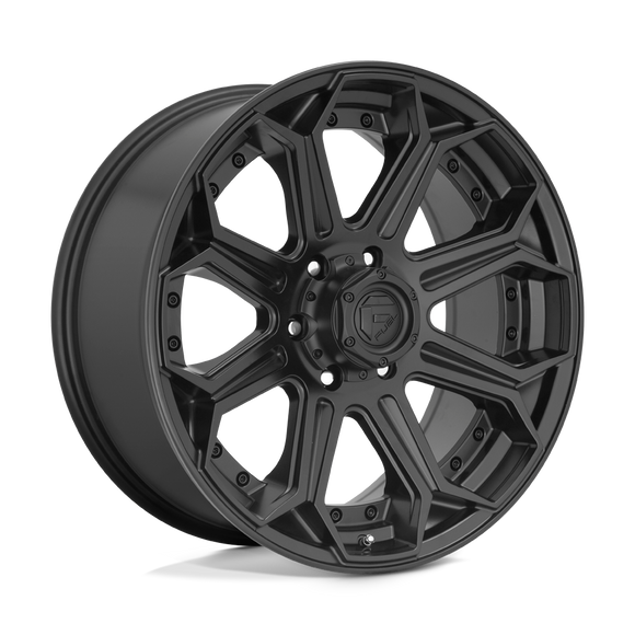 20x9 Fuel Off-Road D706 Siege Matte Black 6x139.7 ET1 CB106.1 Wheel Rim
