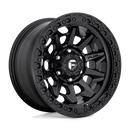 17X9 Fuel D694 Covert Matte Black 6X139.7 ET1 wheel/rim