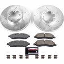 PowerStop Z23 Daily Driver Carbon-Fiber Ceramic Brake Pad and Drilled & Slotted