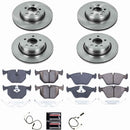 PowerStop OE Stock Replacement Low-Dust Ceramic Brake Pad and Rotor Kit