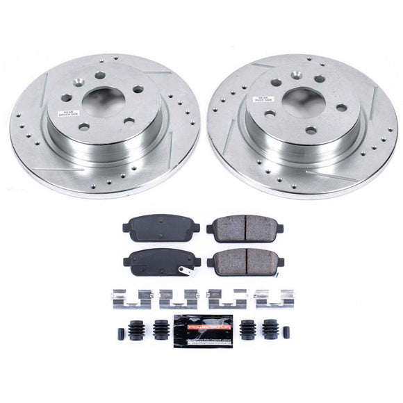 PowerStop Z23 Daily Driver Carbon-Fiber Ceramic Brake Pad and Drilled & Slotted