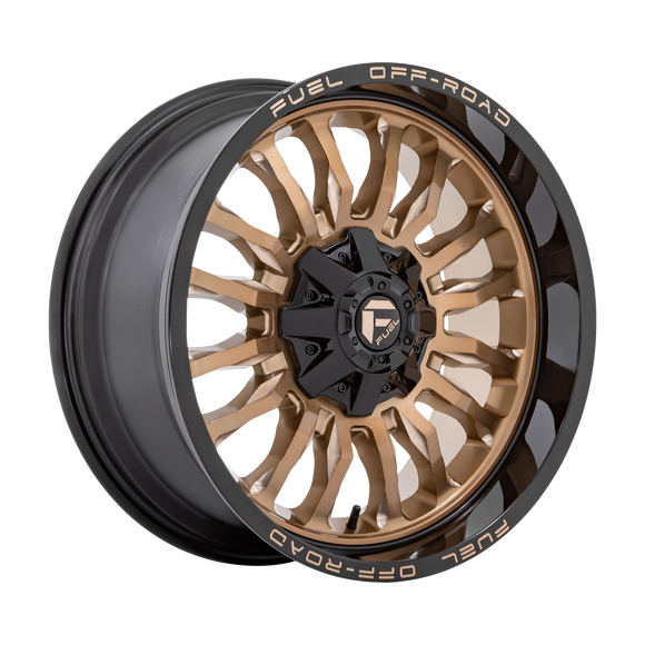 22x12 Fuel Off-Road D797 Arc Platinum Bronze with Black Lip 5x114.3 ET-44 Wheel