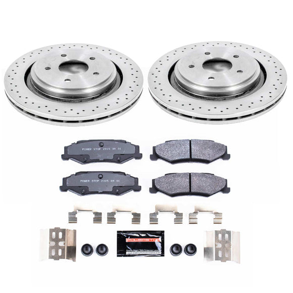 PowerStop Track Day High-Performance Brake Pad and Rotor Kit