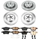 PowerStop OE Stock Replacement Low-Dust Ceramic Brake Pad and Rotor Kit