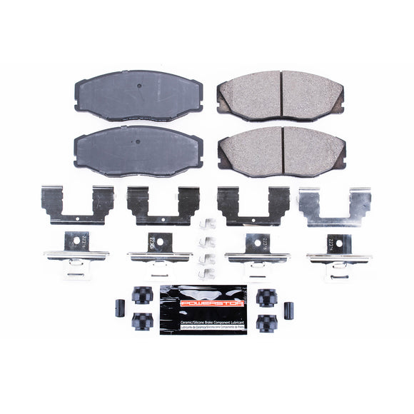 PowerStop Z23 Evolution Sport Carbon-Fiber Brake Pads With Hardware