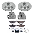 PowerStop OE Stock Replacement Low-Dust Ceramic Brake Pad, Rotor and Caliper Kit