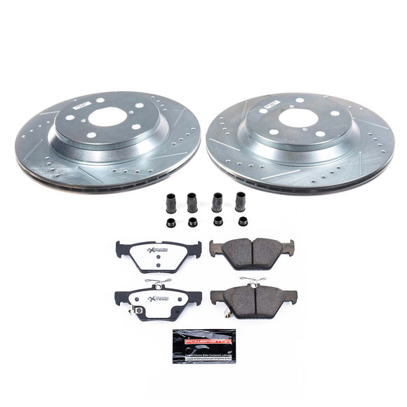 PowerStop Z26 Street Performance Ceramic Brake Pad and Drilled & Slotted Rotor K