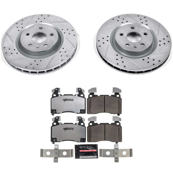 PowerStop Z26 Street Performance Ceramic Brake Pad and Drilled & Slotted Rotor K