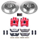 PowerStop Z23 Daily Driver Carbon-Fiber Ceramic Pads Drilled & Slotted Rotor & C