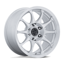 17x8.5 Black Rhino BR038 Ronin Gloss Silver Machined Face 5x127 ET0 Wheel