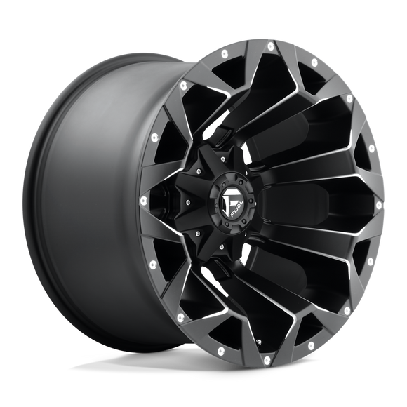 20x12 Fuel Off-Road D546 Assault Matte Black Milled 6x135 ET-43 CB106.1 Wheel