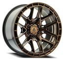 17x9 Arena Wheel Battle Smoked Bronze Tint Clear Wheel 6x139.7 ET1 CB106.1