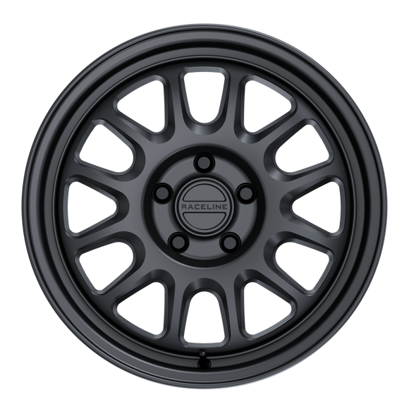 18x8.5 Raceline 958B Rogue Satin Black 6x139.7 ET35 CB106.1 Wheel