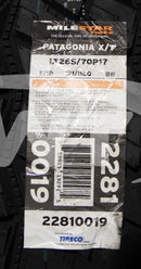 265/70R17 Milestar Patagonia XT 121Q BW E 265 70 17 2657017