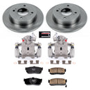 PowerStop OE Stock Replacement Low-Dust Ceramic Brake Pad, Rotor and Caliper Kit