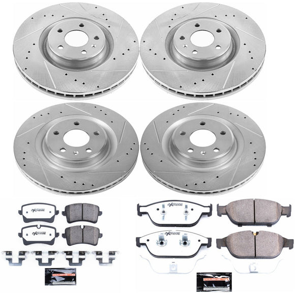 PowerStop Z26 Street Performance Ceramic Brake Pad and Drilled & Slotted Rotor K