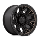 20x10 Fuel Off-Road D824 Traction Matte Black Double Dark Tint 8x170 ET-18 Wheel