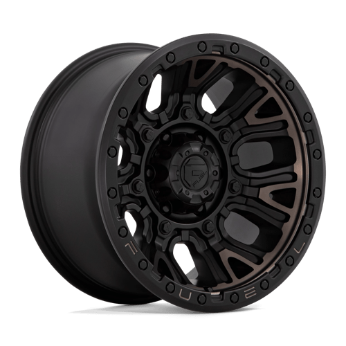 20x10 Fuel Off-Road D824 Traction Matte Black Double Dark Tint 5x127 ET-18 Wheel