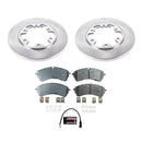 PowerStop OE Stock Replacement Low-Dust Ceramic Brake Pad and Rotor Kit
