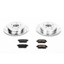 PowerStop Z23 Daily Driver Carbon-Fiber Ceramic Brake Pad and Drilled & Slotted