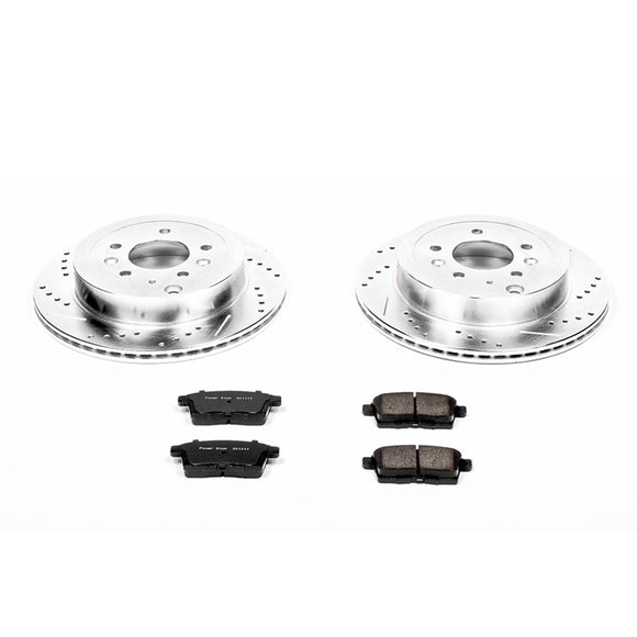 PowerStop Z23 Daily Driver Carbon-Fiber Ceramic Brake Pad and Drilled & Slotted