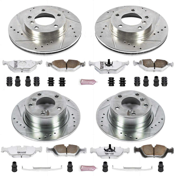 PowerStop Z26 Street Performance Ceramic Brake Pad and Drilled & Slotted Rotor K