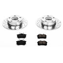 PowerStop Z23 Daily Driver Carbon-Fiber Ceramic Brake Pad and Drilled & Slotted
