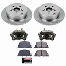PowerStop OE Stock Replacement Low-Dust Ceramic Brake Pad, Rotor and Caliper Kit