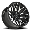 20X10 Vision 305 Rekluse Gloss Black Machined Face 6x139.7 6x5.5 ET-25 CB106.2