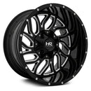 22x10 Hardrock Destroyer Gloss Black Milled 8x165.1 ET-25 wheel/rim